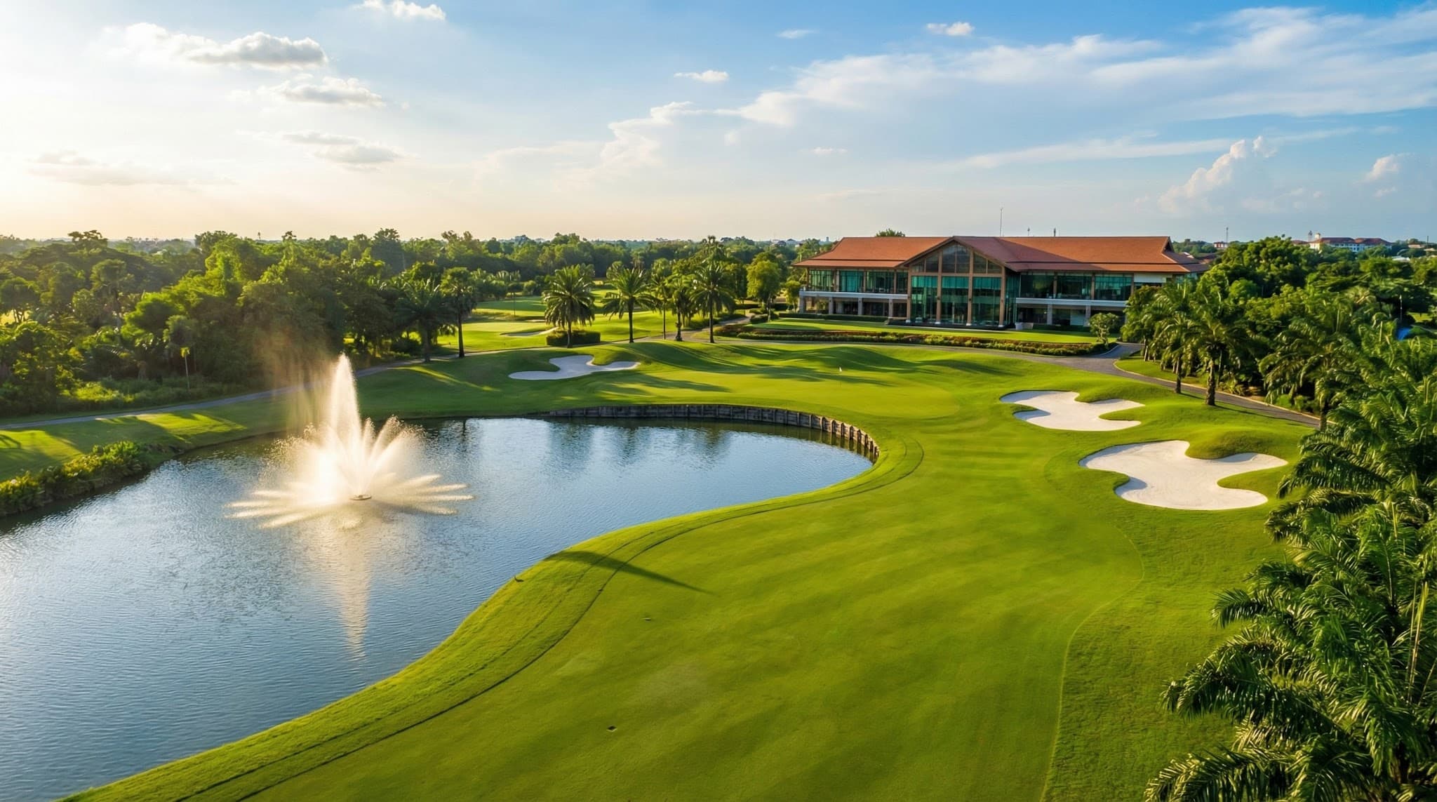 Championship golf course in Bangkok